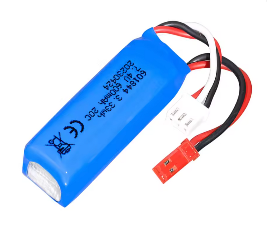 2S LiPo Battery 600mAh 7.4V High-Performance for Mini Drone Robot Battery Geeko Raptor