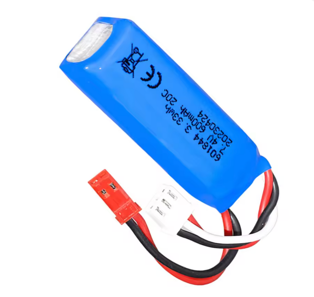 2S LiPo Battery 600mAh 7.4V High-Performance for Mini Drone Robot Battery Geeko Raptor
