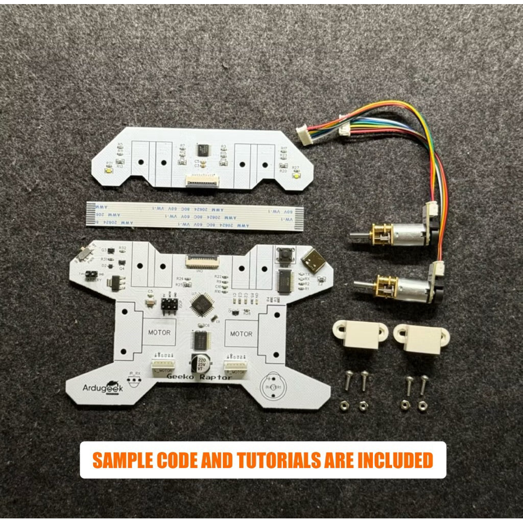 Geeko Raptor Line Follower Robotics Kit