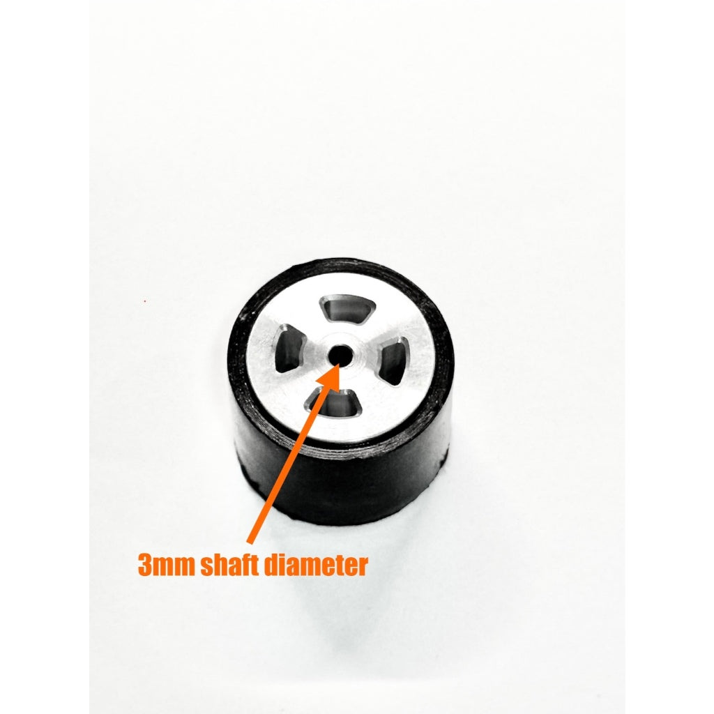 W2120-A High Quality Silicon Aluminum Wheel for Geeko Raptor Line Follower Kit