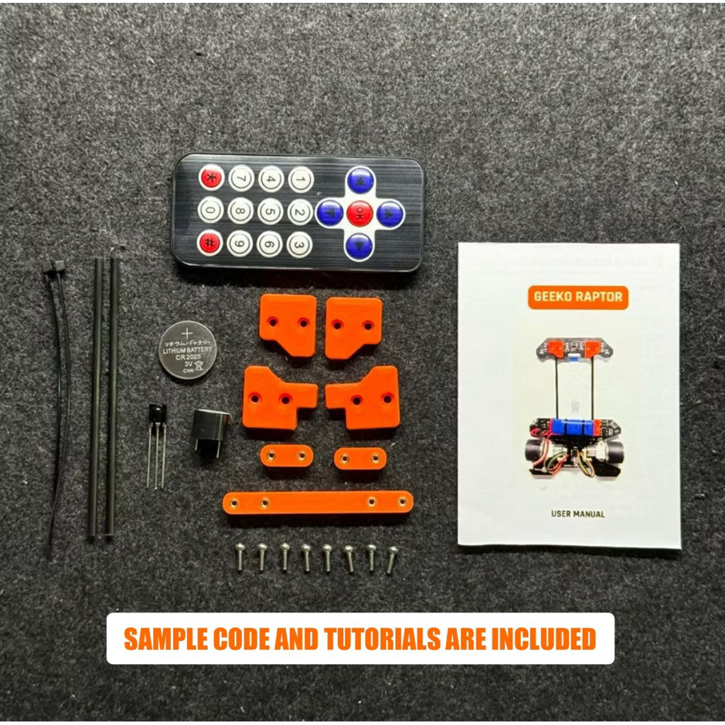 Geeko Raptor Line Follower Robotics Kit